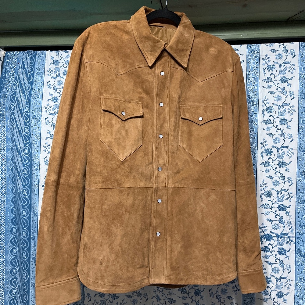 Stetson Suede Leather Shirt Jacket